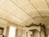 A barrel ceiling, panelled with strapwork