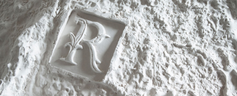 The Big R brand in plaster