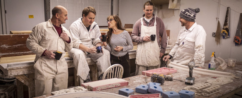 Ryedale Plasterers Team Talk over a cup of tea