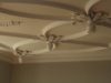 plaster ceiling design with space for a chandelier