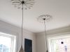 ornamental plaster work on regency ceiling